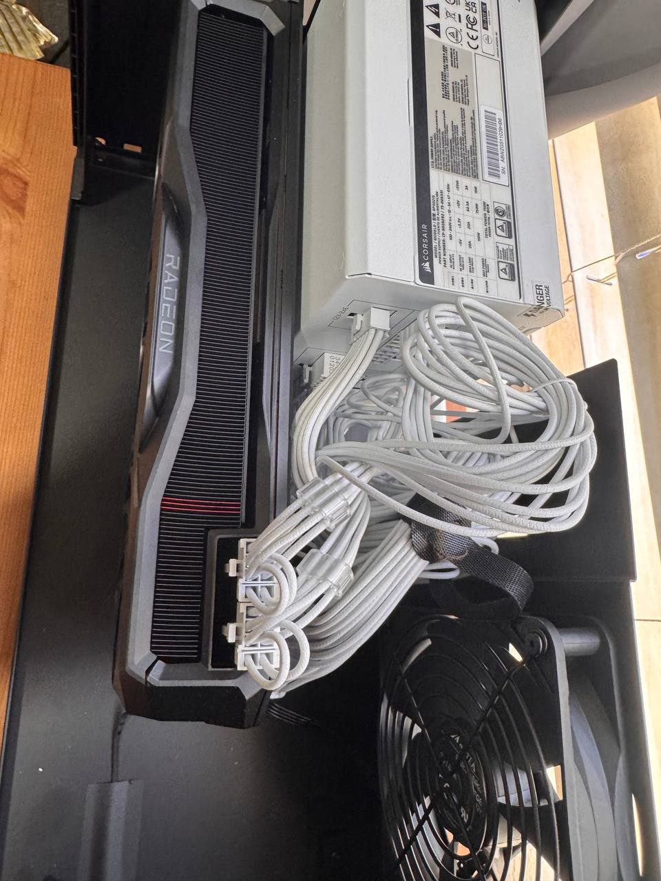 AMD Radeon RX 7900 XTX with Corsair PSU in eGPU enclosure